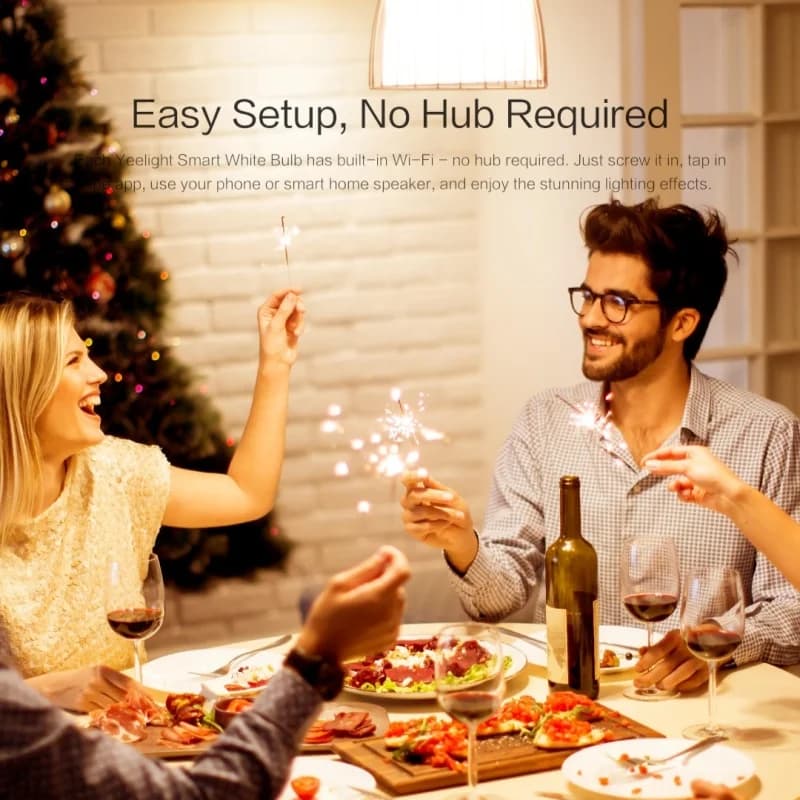 YEELIGHT LED Bulb 1S Smart Light E26/E27 Warm White Light Adjustable Brightness WiFi Voice Control 2700K For Homekit Google - 5