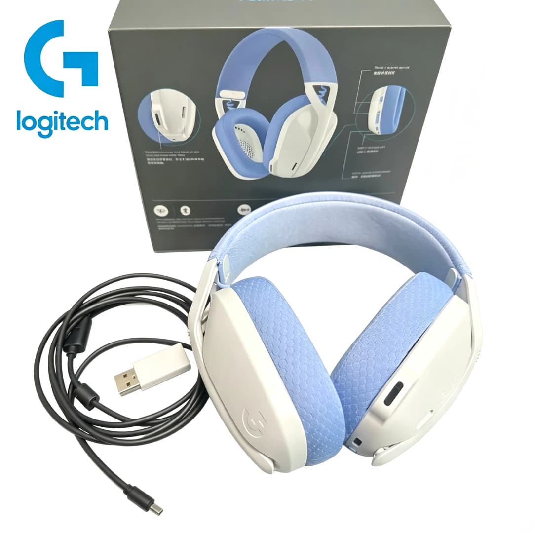 سماعات الرأس اللاسلكية Logitech G435 مع صوت محيطي متوافقة مع الألعاب والموسيقى ومزودة بميكروفون لسماعات الألعاب - 3