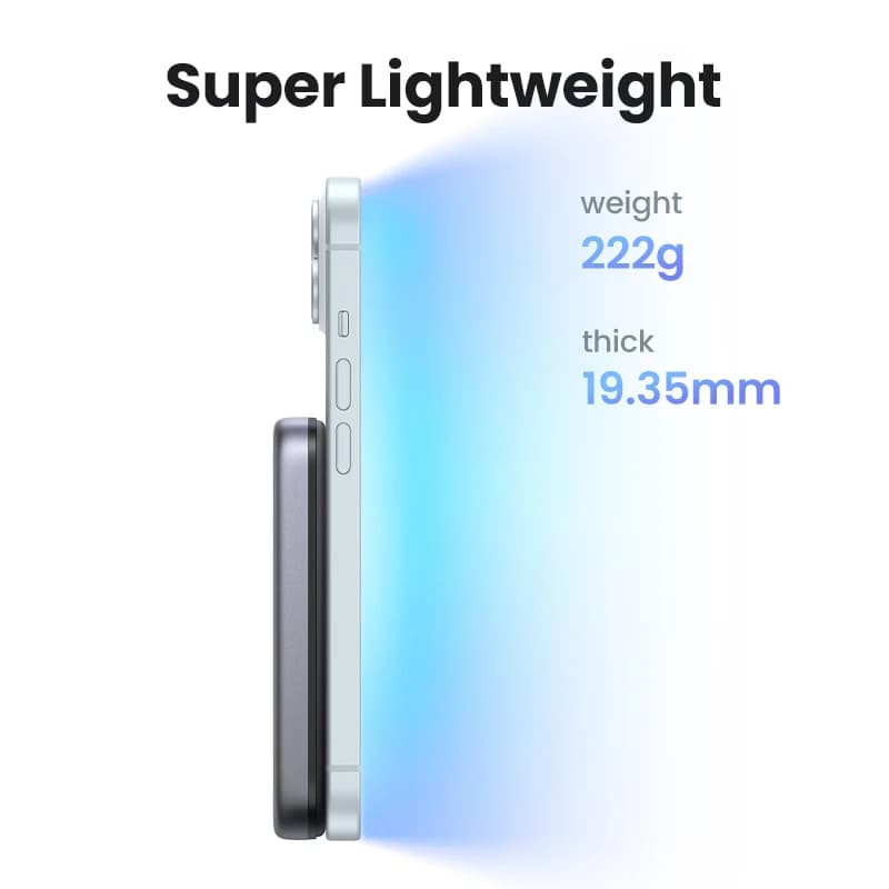 UGREEN Qi2 30W Magnetic Power Bank 10000mAh Portable PowerBank for Magsafe 15W Wireless Fast Charging for iPhone 17 16 Pro Max - 6