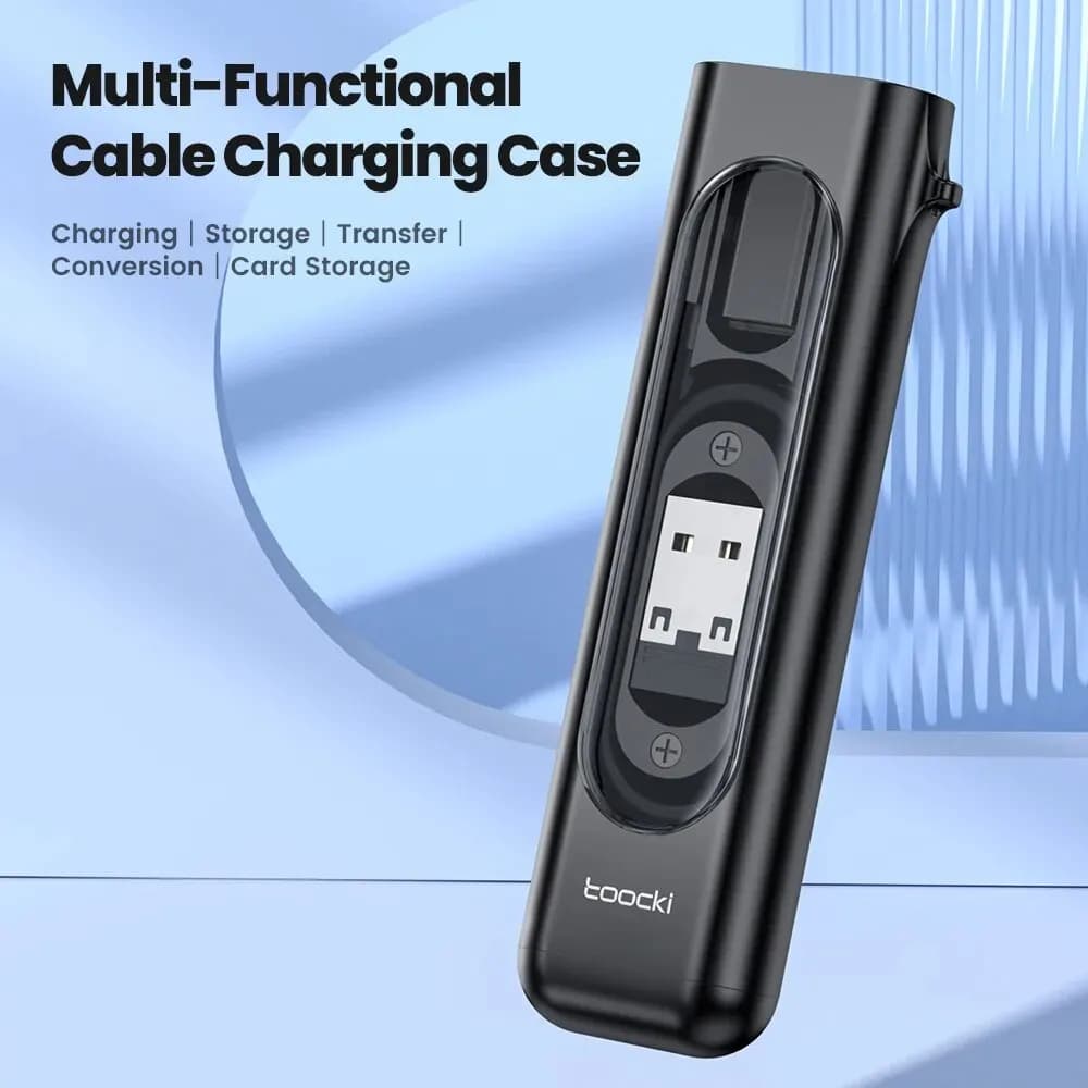 Toocki PD60W USB C To Type C Cable For iPhone 15 Pro Max 5 in 1 Cable Charging Case Set USB Adapter Cable For Samsung S23 Xiaomi - 6