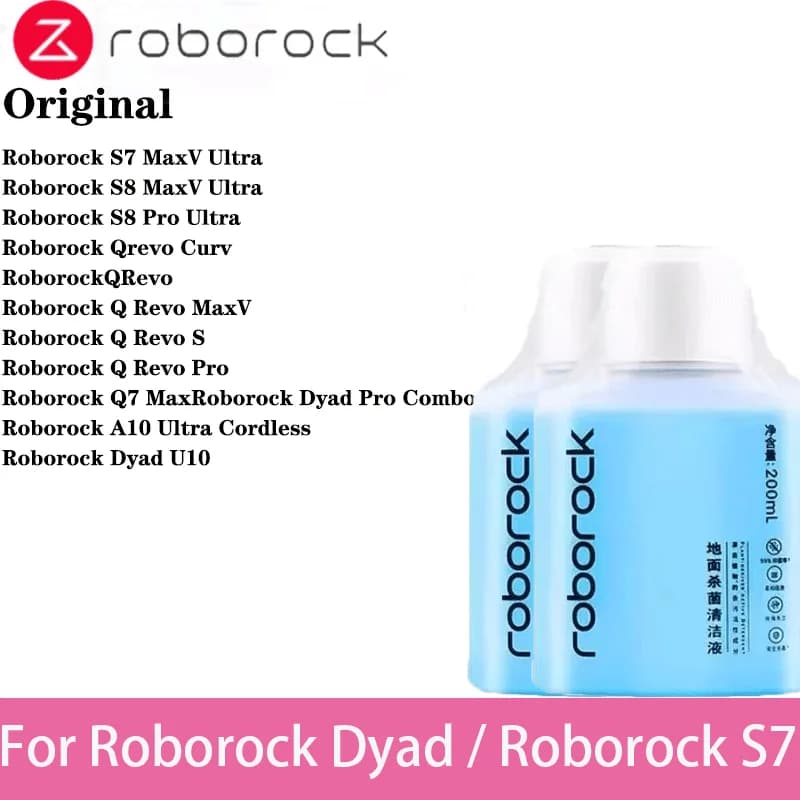 سائل تنظيف وتعقيم أصلي Roborock لروبوت الكنس الأرضي اكسسوارات الأجهزة المنزلية 200مل