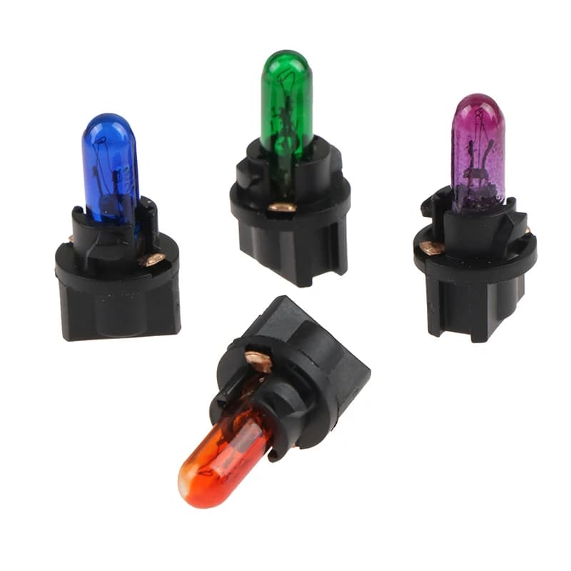 10Pcs T5 SMD LED Car Light Automobiles Light-emitting Diode Instrument Gauge Dashboard Light Bulbs Auto Interior Indicator Lamp - 4