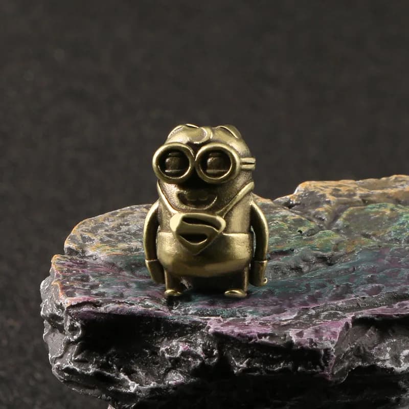 Hot Movie Character Big Eyes Figurines EDC Knife Beads Brass DIY Paracord Charms Accessories Outdoor Tool Woven Lanyard Pendants - 3