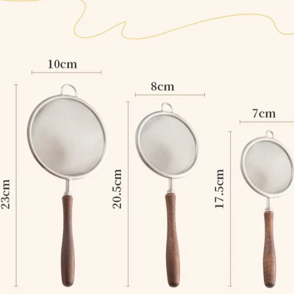 جديد الفولاذ المقاوم للصدأ ماتشا المغربل غرامة جدا شبكة الصدأ واقية مصفاة شاي سهلة التنظيف المغربل الغذاء الصغيرة للمطبخ - 6