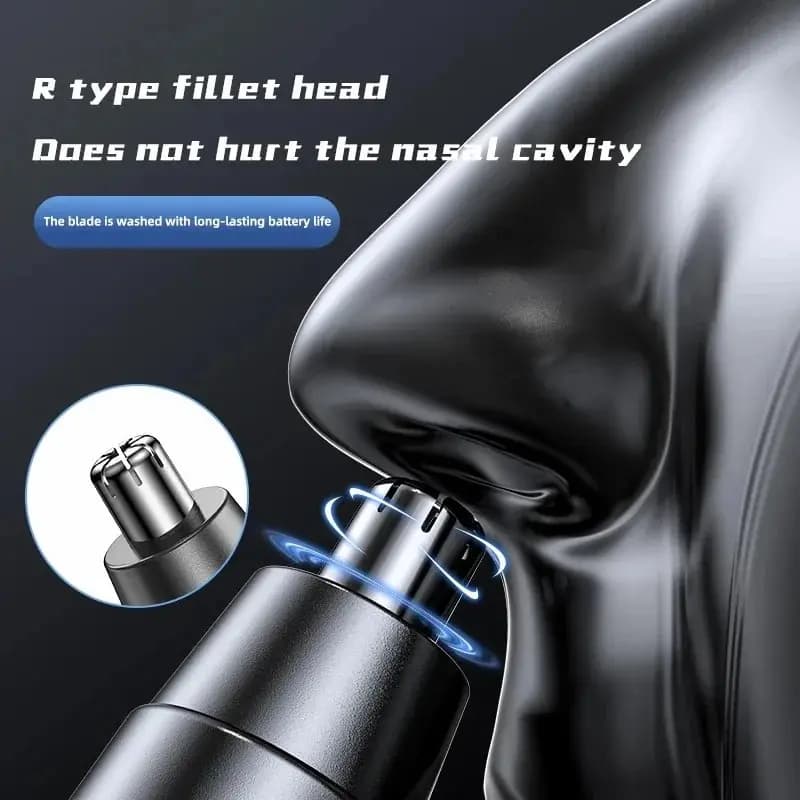 Black Electric Nose Hair Trimmer Ear and Nose Hair Trimmer Professional Painless Nose Hair Trimmer For MenAnd Women - 3