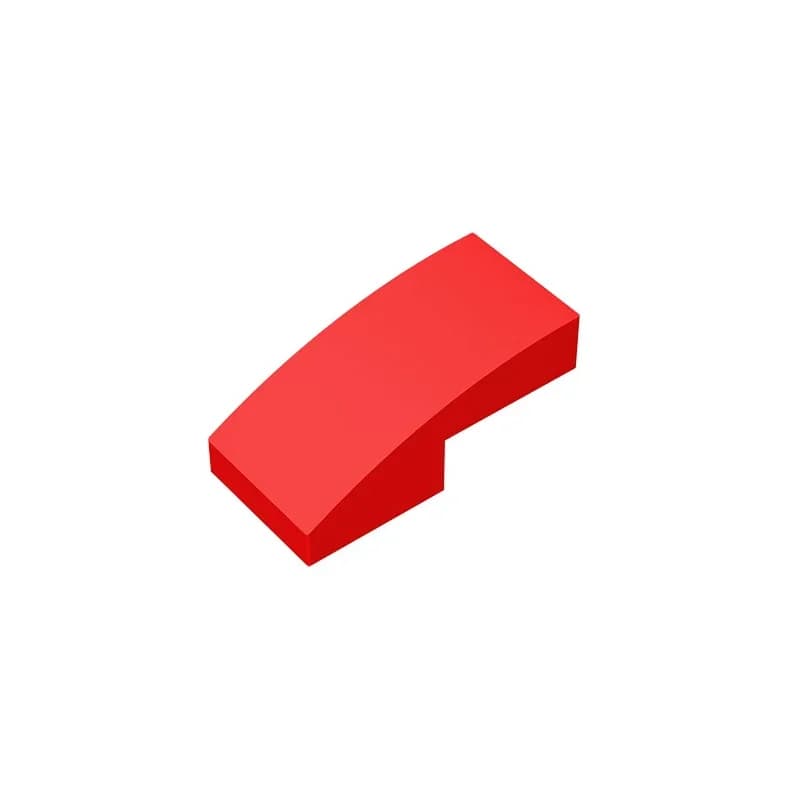 Gobricks GDS-656 Slope, Curved 2 x 1 compatible with lego 11477  children's DIY Educational Building Blocks Technical - 2