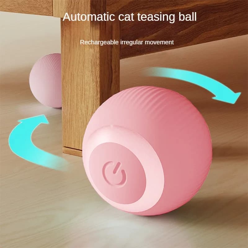 Automatic Moving Cats Toy Interactive Ball Rechargeable Rolling Electric Ball Home Pet  Accessories Things for  Supplies - 3