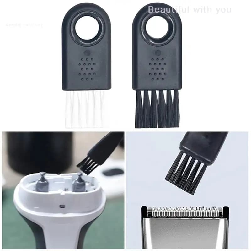 6Pcs/Set Electric Shaver Cleaning Brush Mutifunctional Cleaning Brush Anti‑Slip Trimmer Brush Cleaner Shaving Brush - 2