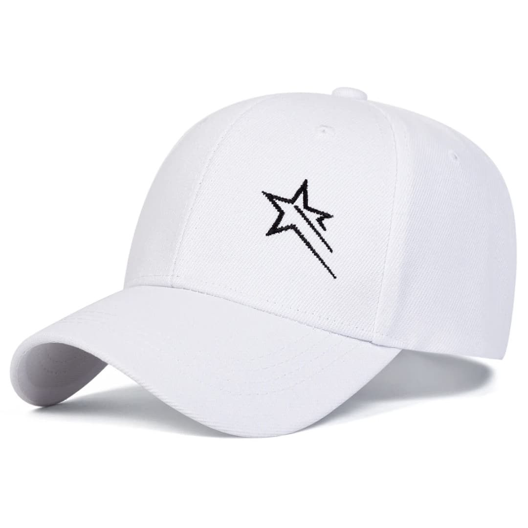 Unisex Five-pointed Star Embroidery Baseball Caps Spring and Autumn Outdoor Adjustable Casual Hats Hip Hop Hat Sunscreen Hat - 3