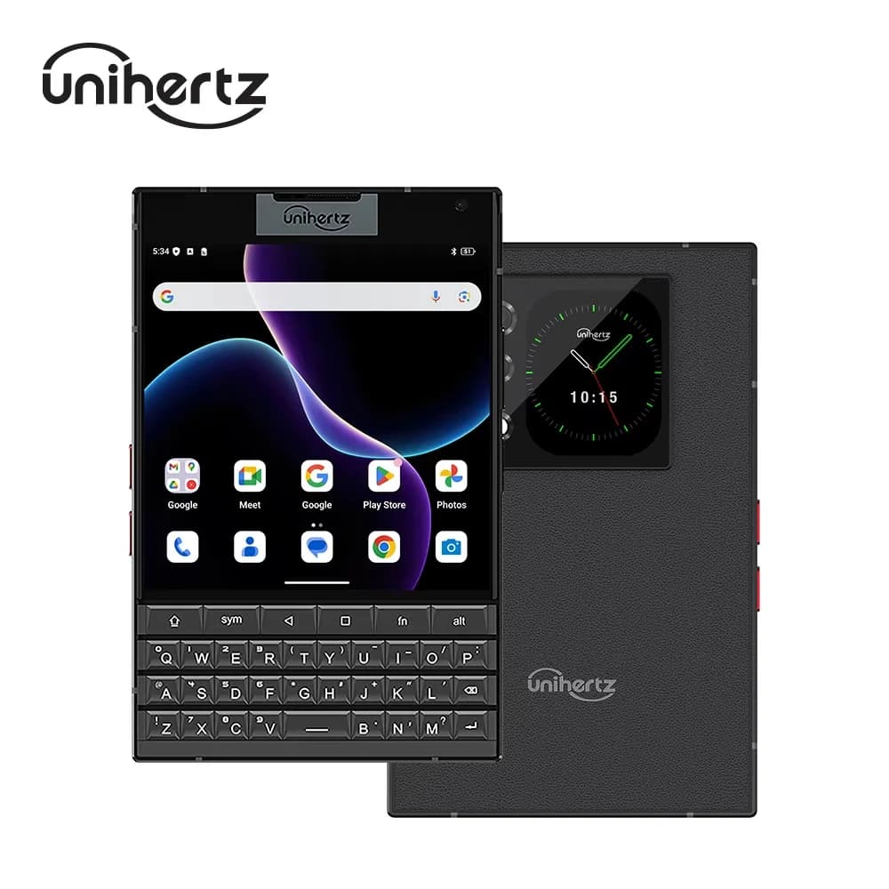 Unihertz Titan 2 5G Android 15 Smartphone with Physical Keyboard Dual Screen 12GB+512GB Memory Dual SIM Type-C Port