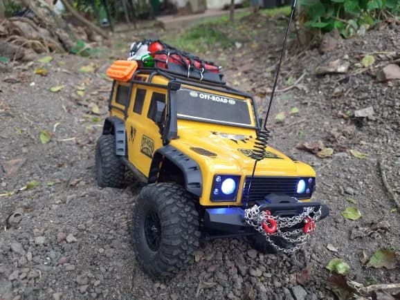 1 قطعة هوائي زينة معدني 122مم-290مم لسيارات التحكم عن بعد 1/10 1/18 1/24 Traxxas TRX4 Defender TRX4-M Bronco AXIAL SCX24 - 6