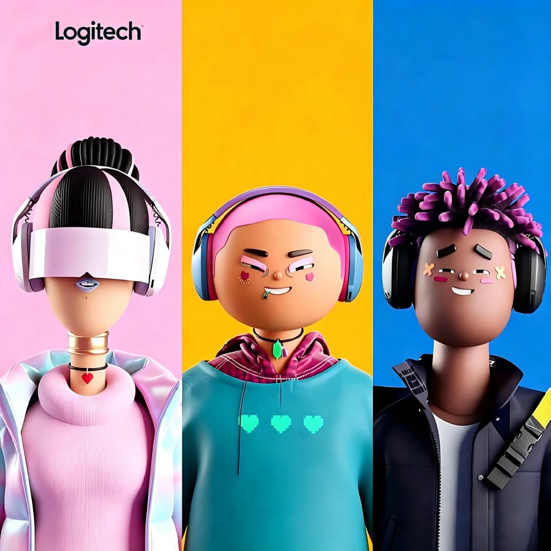 سماعة رأس الألعاب Logitech G435 لاسلكية، صوت محيطي، متوافقة مع الألعاب والموسيقى، مع ميكروفون، سماعات رأس لاسلكية - 6