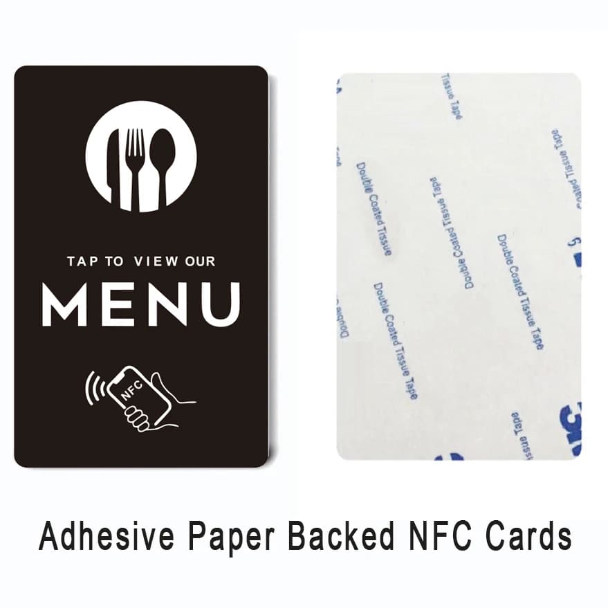 NFC Standard PVC Card  for Online Menu Quick Link to Menu - 2