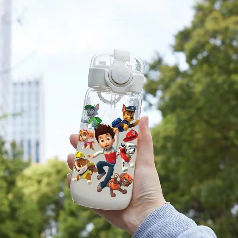 Paw Patrol 400ML Water Cup Marshall Chase Outdoor Portable Children Plastic Large Drink Bottles Student Sport Water Cup Gifts - 3