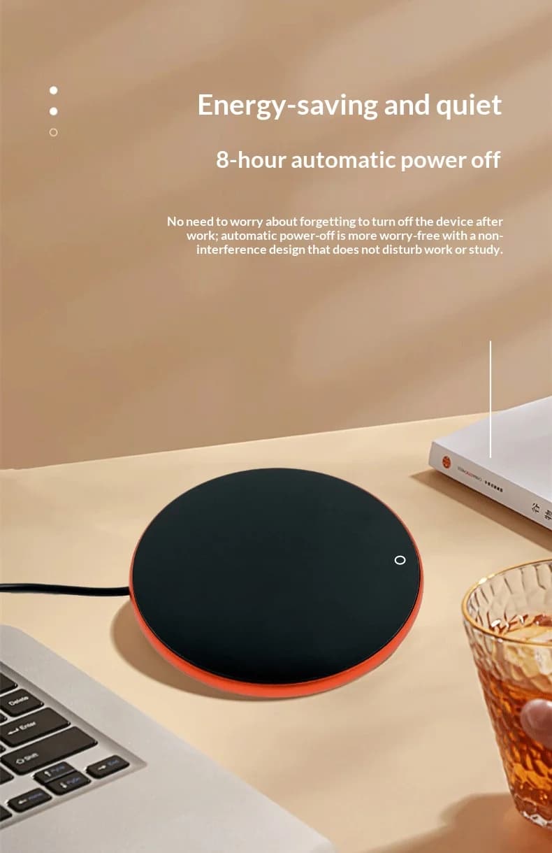 Electric Mug Warmer USB Powered Cup Heater Thermostatic Coffee Milk Tea Heating Coaster for Office &Home