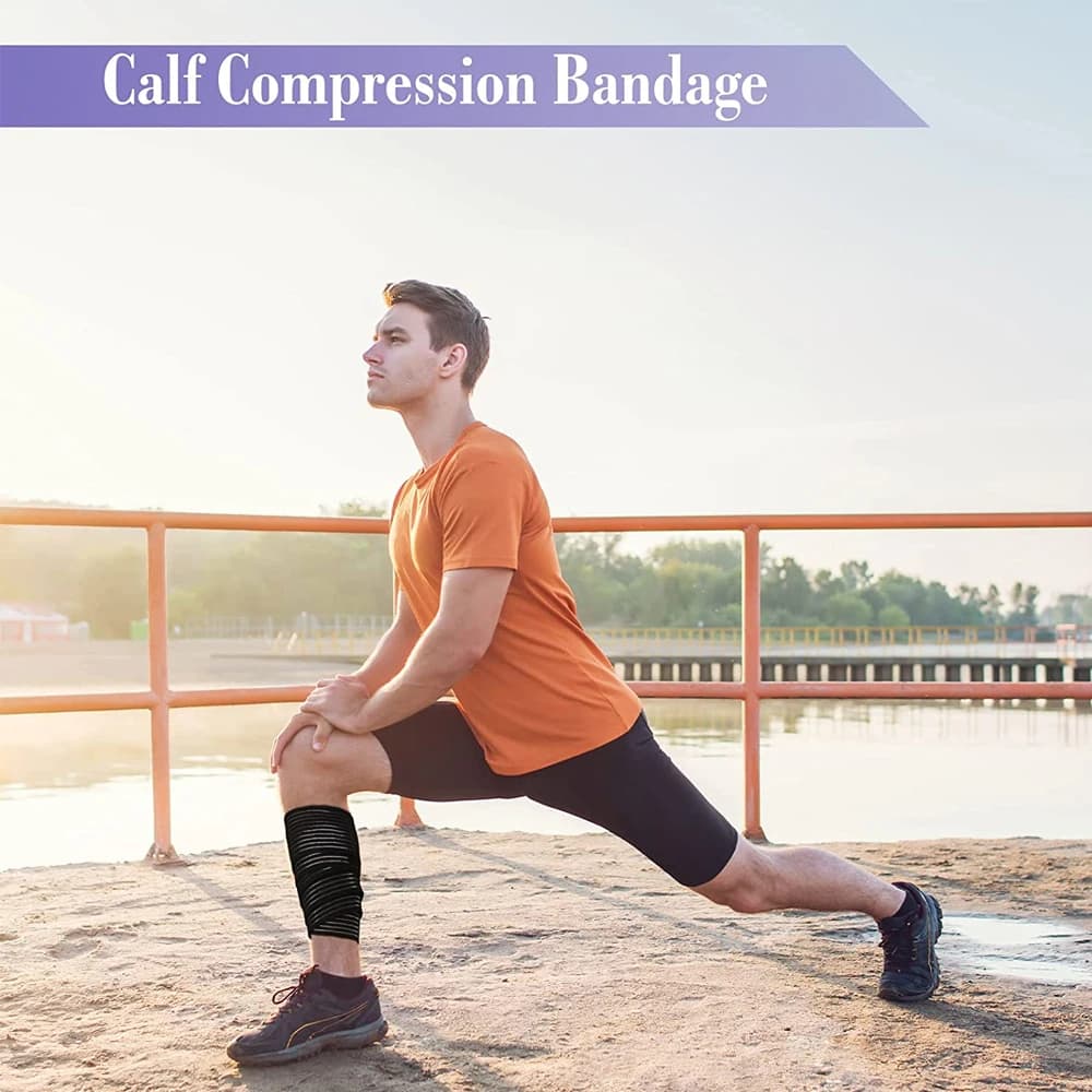 TIKE Elastic Breathable Wrap Ankle Support Brace Compression Knee Elbow Wrist Ankle Hand Support Wrap Gym Sports Bandage Strap - 4