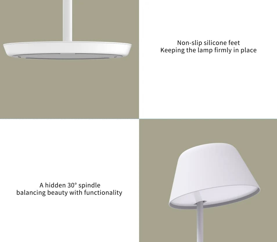 Yeelight Staria Bedside Lamp Pro Touch Dimming Support wireless phone charging Voice Control For Apple Homekit (ERP compliant) - 5