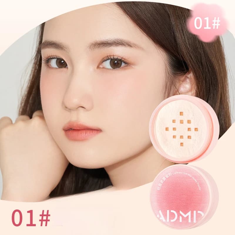 بودرة تغطية حب الشباب بودرة مثبتة فضفاضة مكياج الوجه بودرة عسل التحكم في الزيوت فضفاضة دائمة - 4