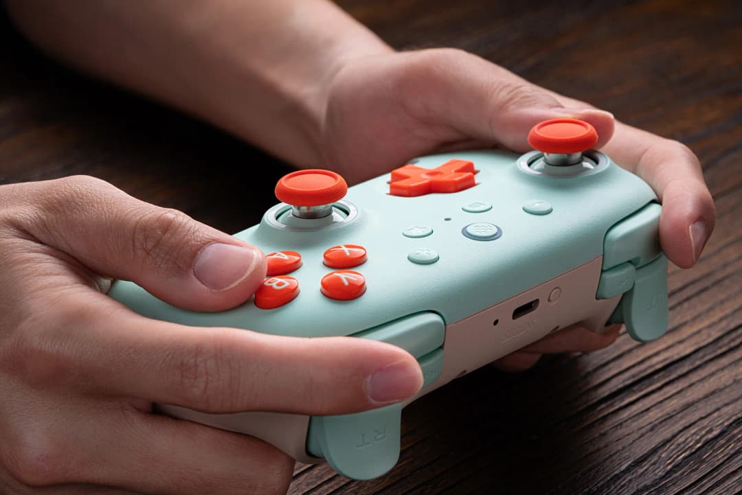 وحدة تحكم ألعاب لاسلكية 8BitDo Ultimate 2C مع عصا تحكم بتأثير هول للكمبيوتر الشخصي، ويندوز 10، 11، ستيم ديك، رازبيري باي، أندرويد - 4