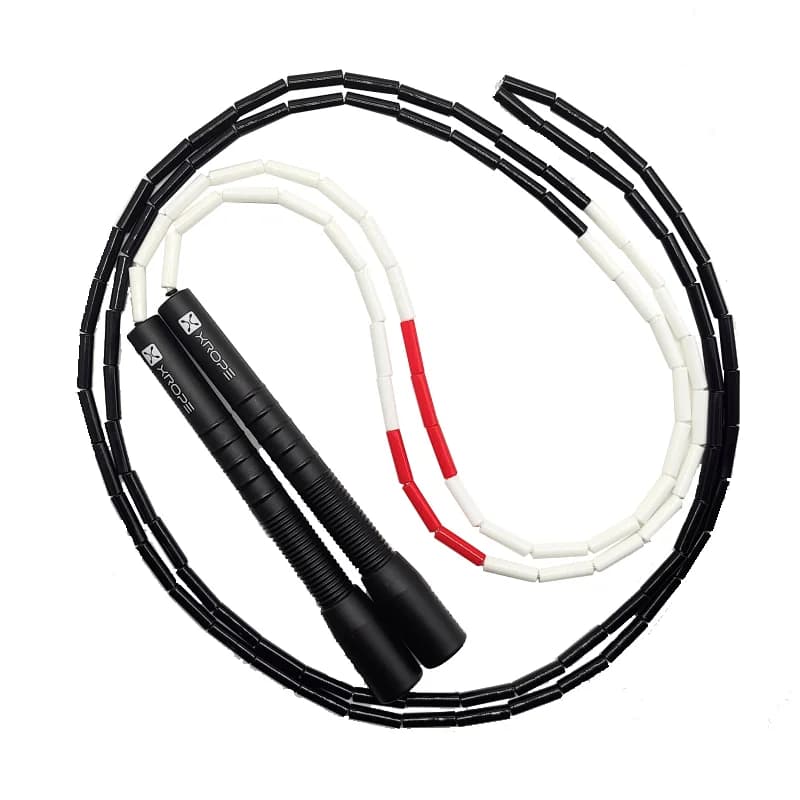 NEVERTOOLATE X ROPE 7mm  hard beads jump skipping rope beaded skip rope Professional competition usage  2.9 meter long handle - 3