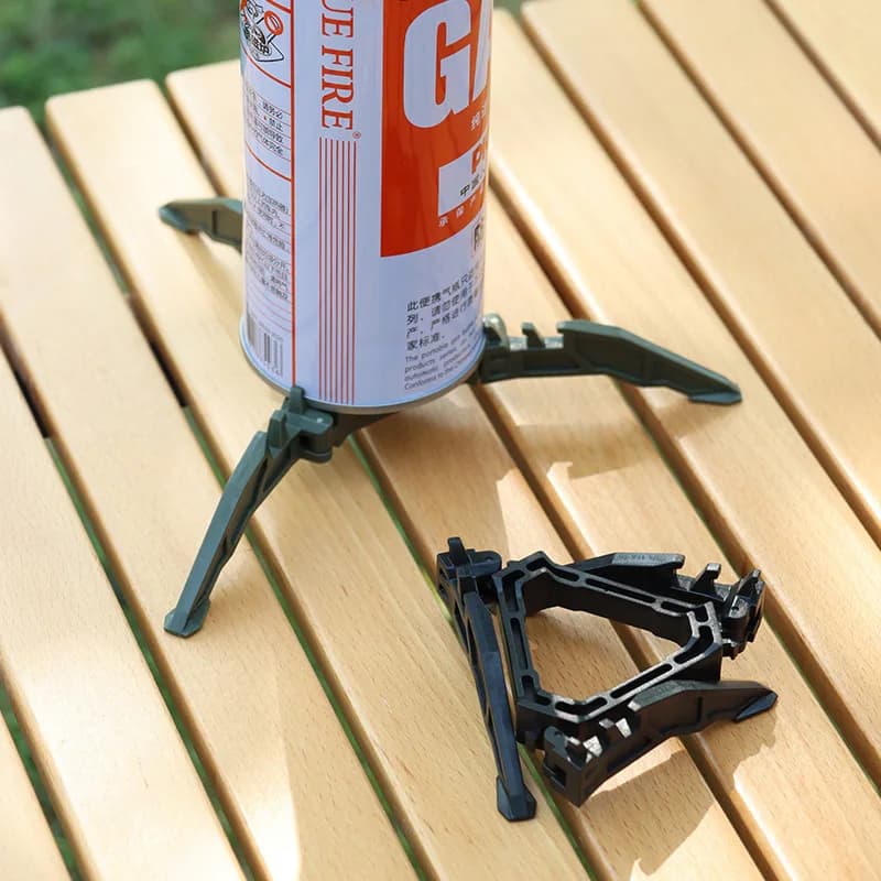 ​​​​​​Portable Gas Canister Stand​​ Universal Tripod Folding Frame Outdoor Camping Gas Tank Stove Base Holder Camping Supplies - 5