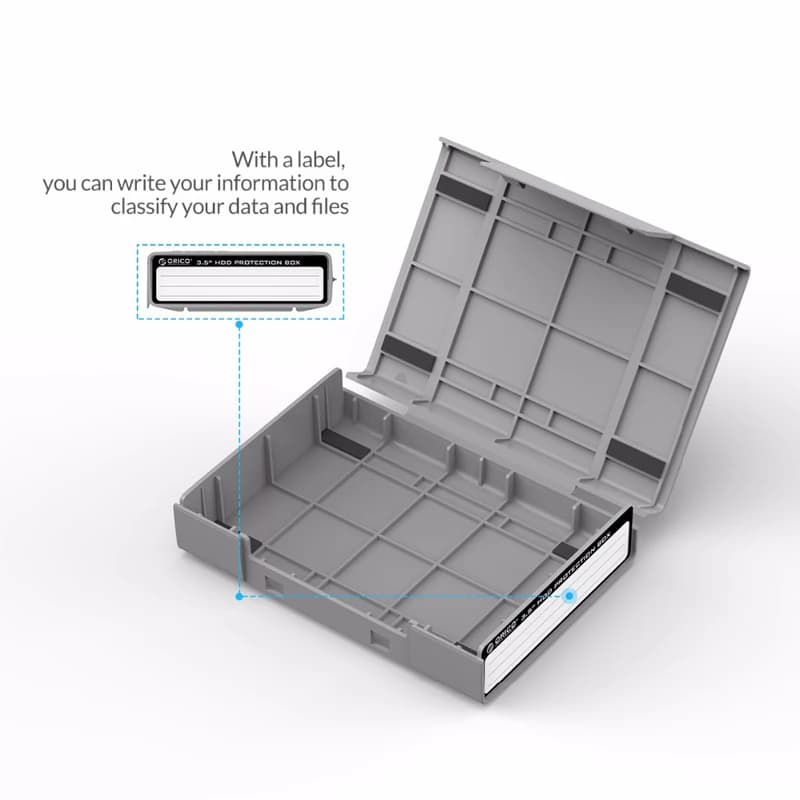 ORICO 3.5 Inch IDE SATA HDD caddy Case external Hard Drive Disk Storage Box For Hdd enclosure Cases 3.5 Inch HDD Box Multi Color - 3