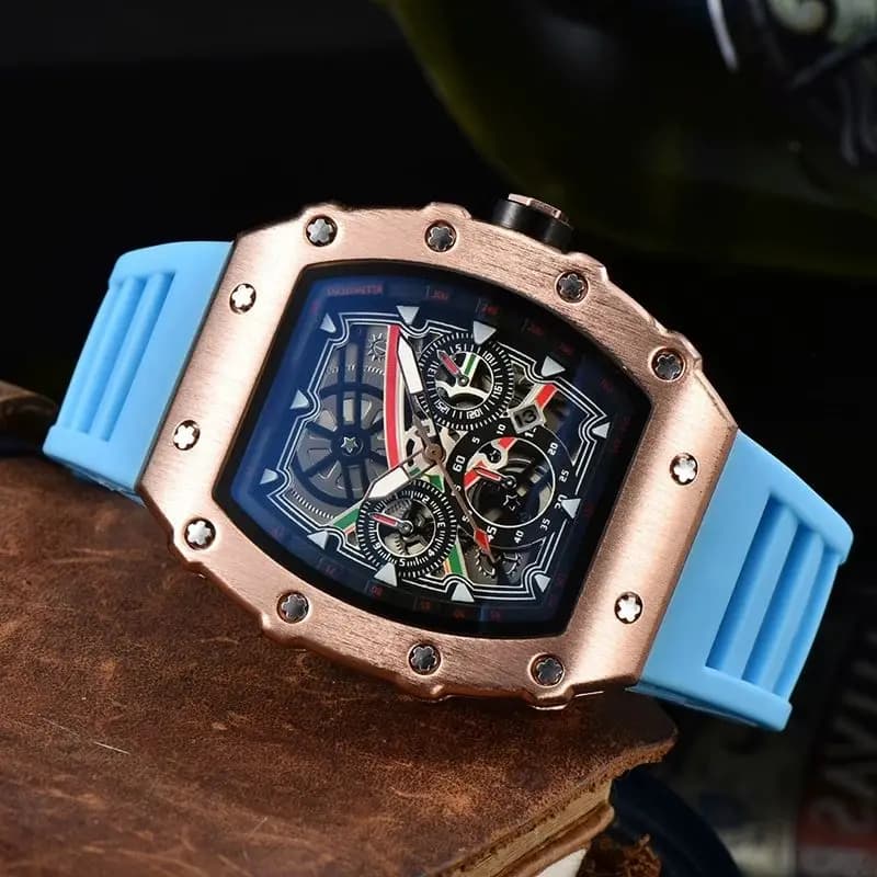 Luxury Men’s Quartz Watch for Men  Wristwatch Calendar Waterproof Fashion Casual Hollow Male reloj hombre - 3