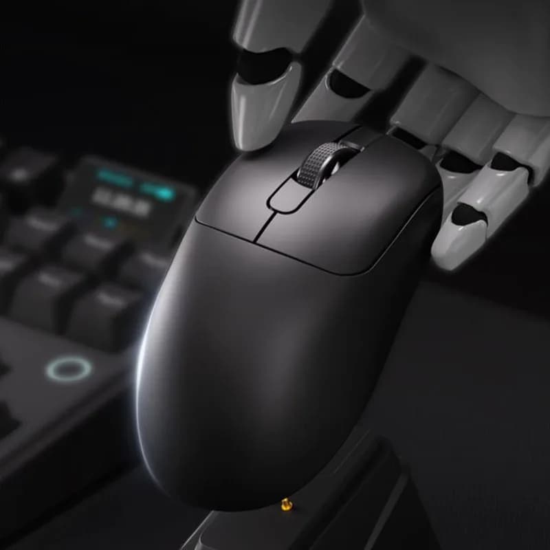 AJAZZ AJ179P PAW3950 30000DPI 8Khz Wireless Gaming Mouse Right Handed Ergonomic Mouse with RGB Magnetic Screen Charging Base - 4