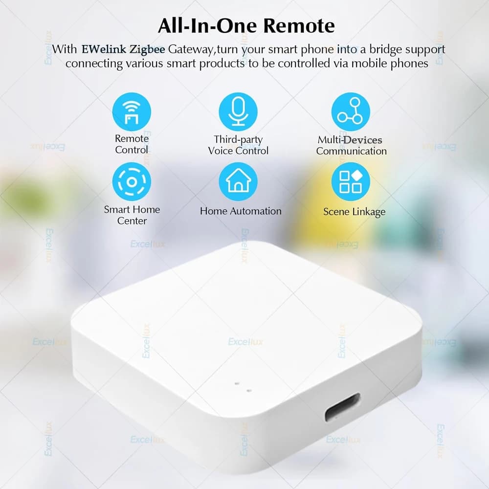 EWelink Zigbee 3.0 Gateway Hub Wireless Bridge Smart Home Automation EWelink APP Control Alexa Google Home Alice Voice Control - 3