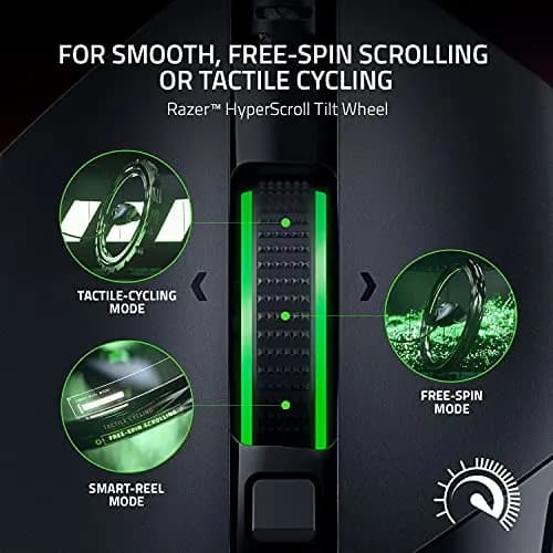 Razer Basilisk V3 Wired Gaming Mouse RGB HyperScroll Wheel Optical Switches For Esports Game PC - 3