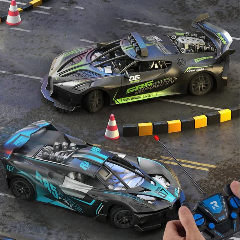 Rc Car 4Ch High-Speed Remote Control Drift Racing Car Electric Sportscar Toy Vehicle Model Toys for Boys Kids Birthday Gift - 2