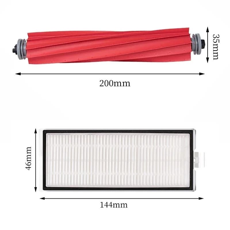 Roborock Q7 Max,Q7 Max+,Q7 Plus,T8 Hepa Filter Robot Vacuum Cleaner Spare Parts Main Side Brush Mop Cloth Dust Bag - 2
