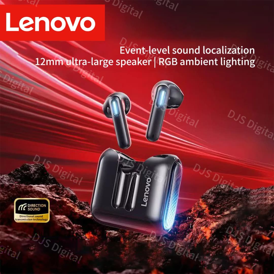 سماعات Lenovo EA189 الجديدة بلوتوث 6.0، سماعات أذن لاسلكية حقيقية، سماعات أذن داخلية، سماعات رأس ذات تأخير منخفض للألعاب، عمر طويل - 6