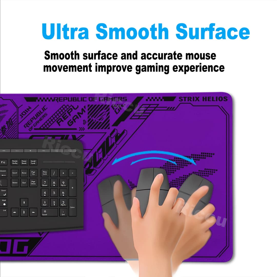 ASUS Xxl Mouse Mat ROG Republic of Gamers Large Gaming Mouse Pad Non-Slip Rubber Carpet Computer Desk Mat Keyboard Pad Playpad - 6