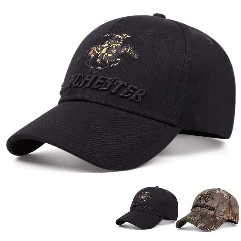 Unisex Winchester Letter Embroidery Baseball Caps Spring and Autumn Outdoor Adjustable Casual Hats Sunscreen Hat - 2