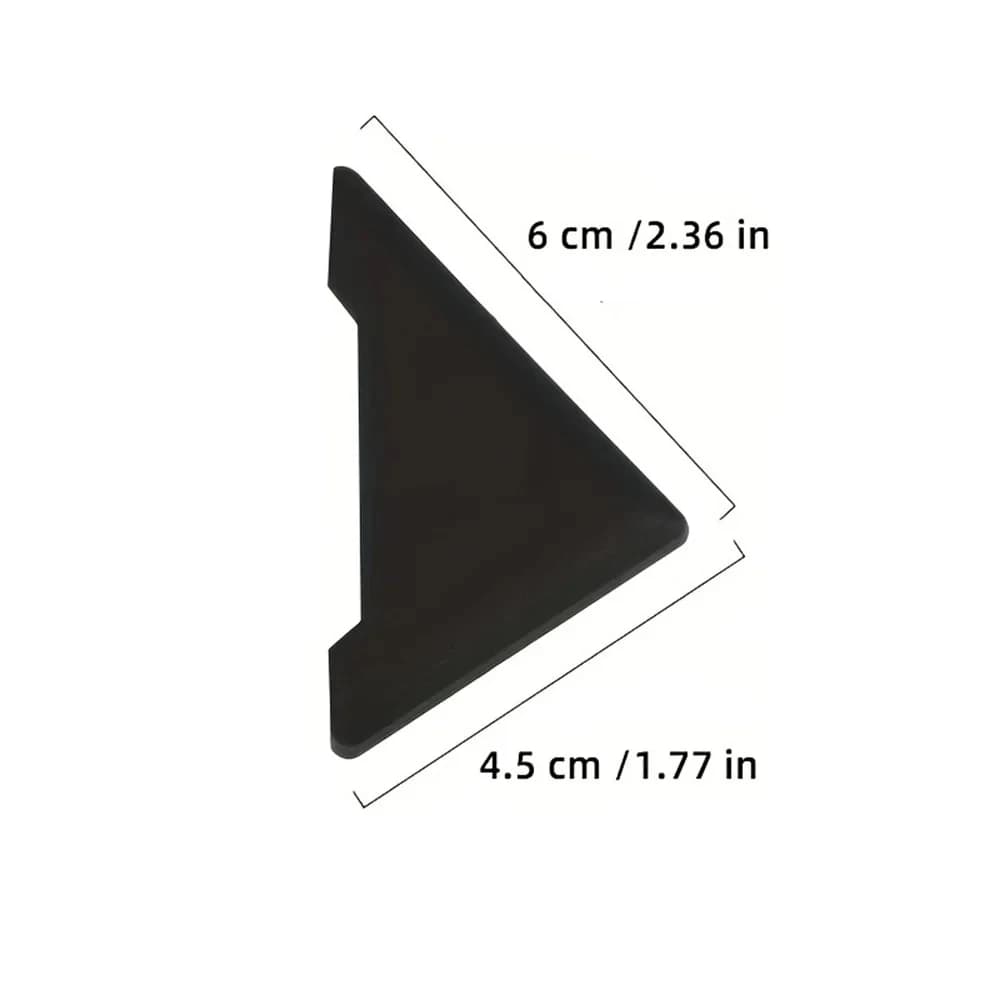 4 قطعة باب السيارة سيليكون يغطي المضادة للتصادم حماة السيارات باب السيارة الوفير المضادة للخدش اكسسوارات السيارات الخارجية أجزاء - 3