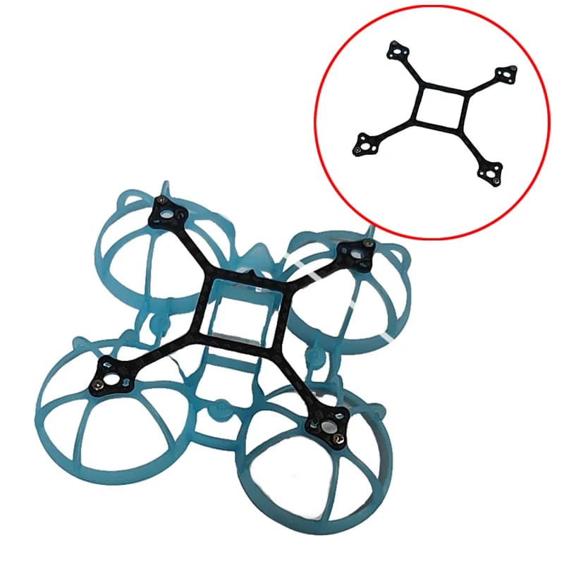 لوحة قاعدة معدلة من ألياف الكربون لطائرات BetaFPV Air65/Air75 لوحة تركيب محرك خفيفة الوزن قطع إطار الطائرة المسيرة