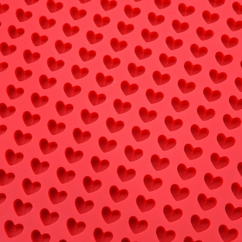 قالب سيليكون صغير على شكل قلب 255 تجويف صينية مكعبات ثلج DIY تزيين كعك حصيرة خبز ورقة طبخ للبسكويت - 5