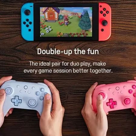 8BitDo Ultimate 2C Bluetooth Controller Gamepad Joystick with 6-axis Motion Control and Rumble Vibration for Nintendo Switch 1,2 - 6