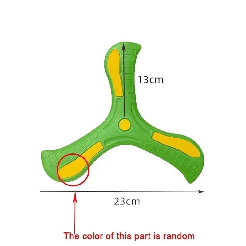 Children Soft Boomerang Toy Three-leaf Cross Outdoor Flying Disc Games Adult-kids Interactive Sports Toys for Decompression Gift - 6