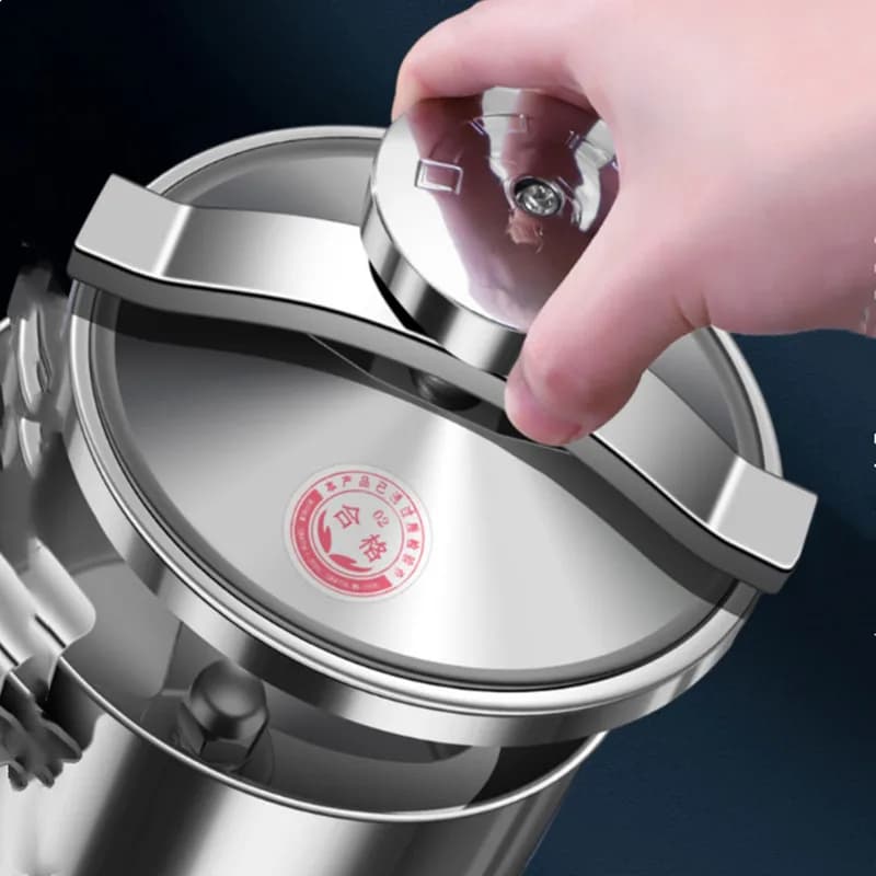 آلة طحن 1000G، 110/220V، حبوب، كهربائية، أعشاب، مسحوق قهوة، طعام جاف، سرعة عالية، توابل ذكية، رقائق - 4