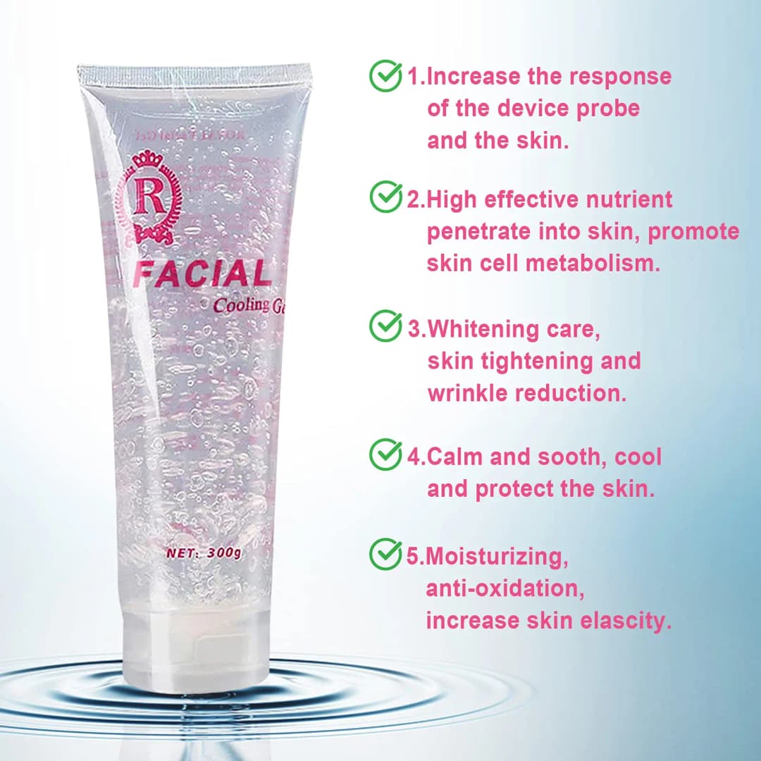 جل تبريد 300 جرام (1/2/3/4 قطع) لجهاز إزالة الشعر بالليزر وآلة العناية بالبشرة بالترددات الراديوية للوجه والجسم للنساء والرجال - 3