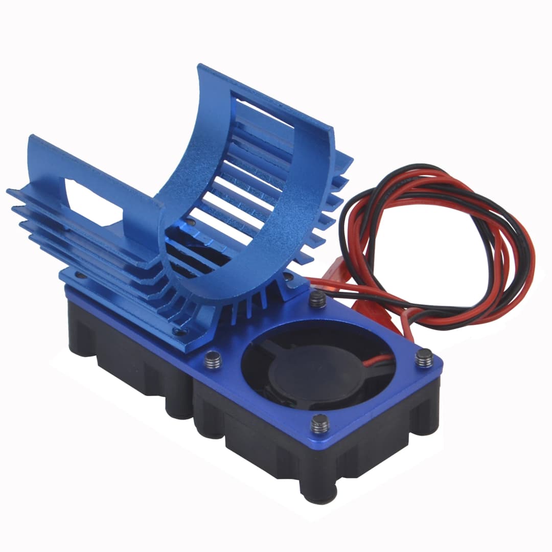 Motor Fan Cooling Heatsink for 540 550 3650 3660 Brushless Motor Traxxas Tamiya 1/8 1/10 scale RC cars accessories - 5