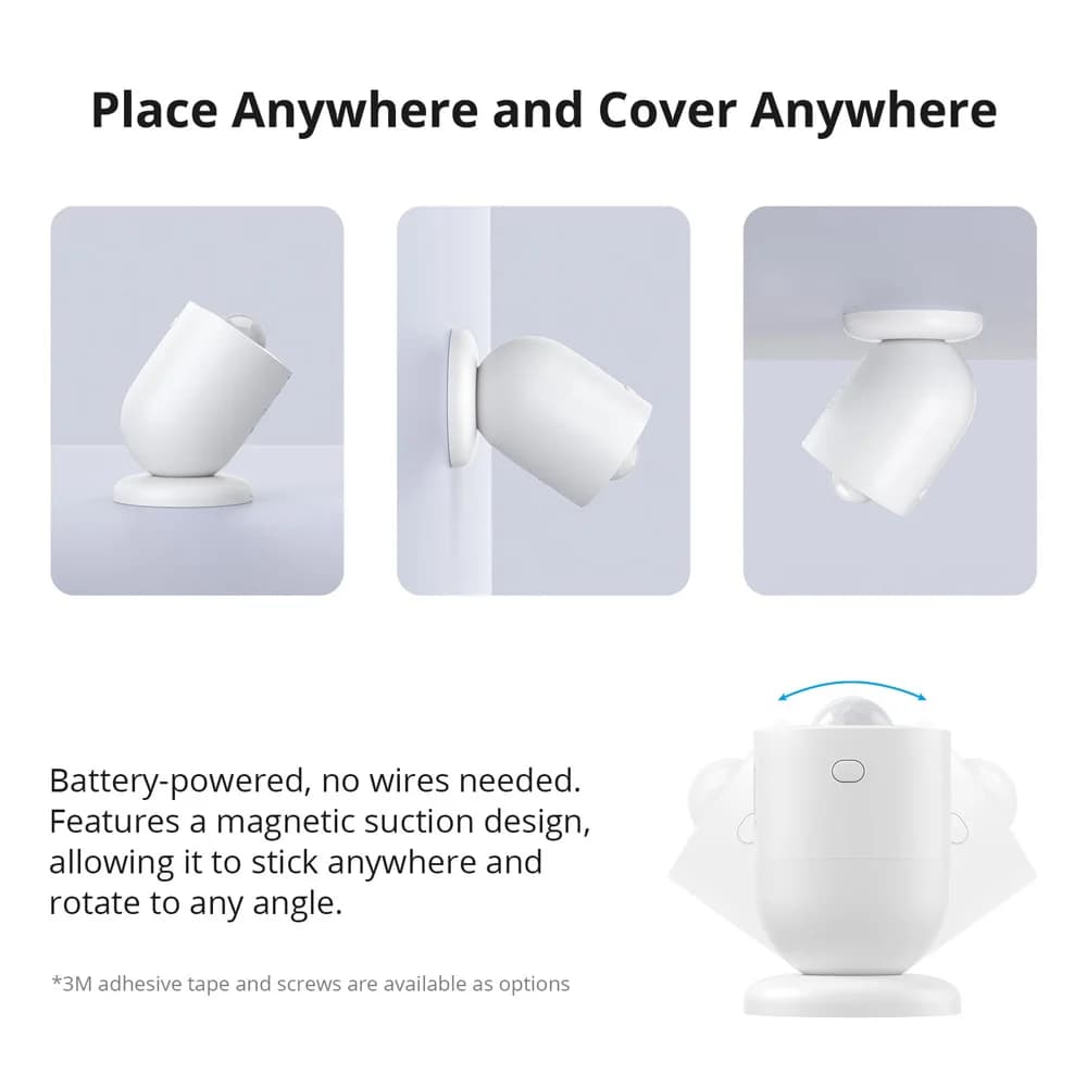 1-5PCS SONOFF SNZB-03P Zigbee Motion Sensor Trigger Smart Lighting & Home Security Works with Alexa Google Home via Zigbee Hub - 6