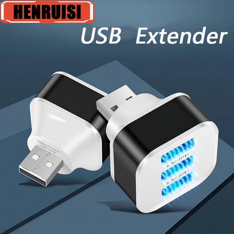 3 Port USB Extender USB2.0 HUB Quick Charge USB Splitter Multiple Interface Car USB Expander Phone Tablet Laptop Charger Adapter