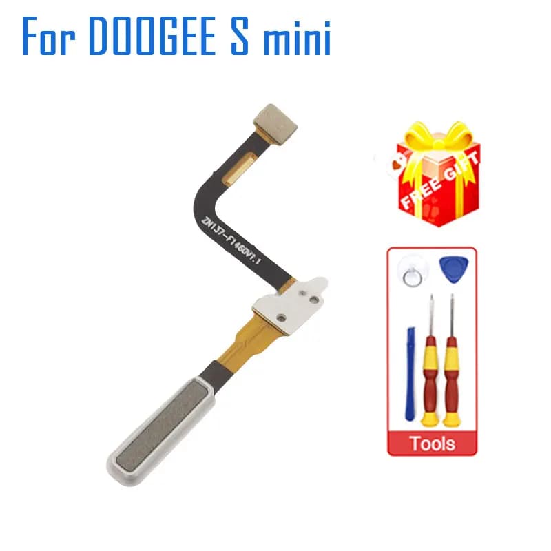 كابل مستشعر زر بصمة أصلي جديد DOOGEE S mini كابل مرن FPC إكسسوارات لـ DOOGEE S mini هاتف ذكي