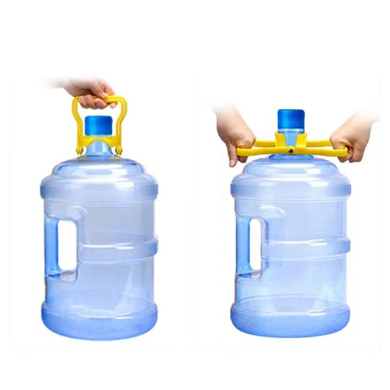 حامل محمول لزجاجة مياه 5 جالون، مقبض رفع مريح، حامل عدم الانزلاق - 6