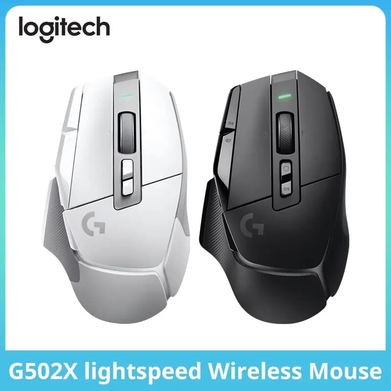 فأرة ألعاب Logitech (G) G502 X إصدار متقدم، محرك هجين بصري-ميكانيكي، مايكرو HERO