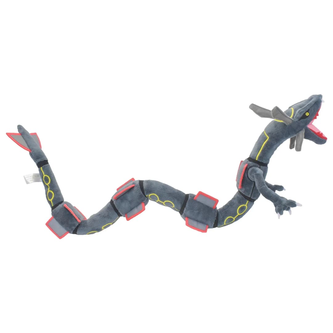 Shiny Rayquaza Plush Toys Stuffed Animal Game for Collectible Gift,Soft Plushies,Cute Cartoon Character Black 12 Inch - 5