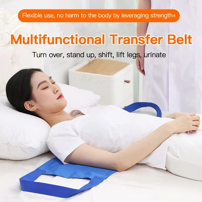 Household Soft Stretcher Transfer Belt Positioning Bed Pad Nursing Shift Pad Transport Mat Elderly Bedridden Patient Turning Aid - 2